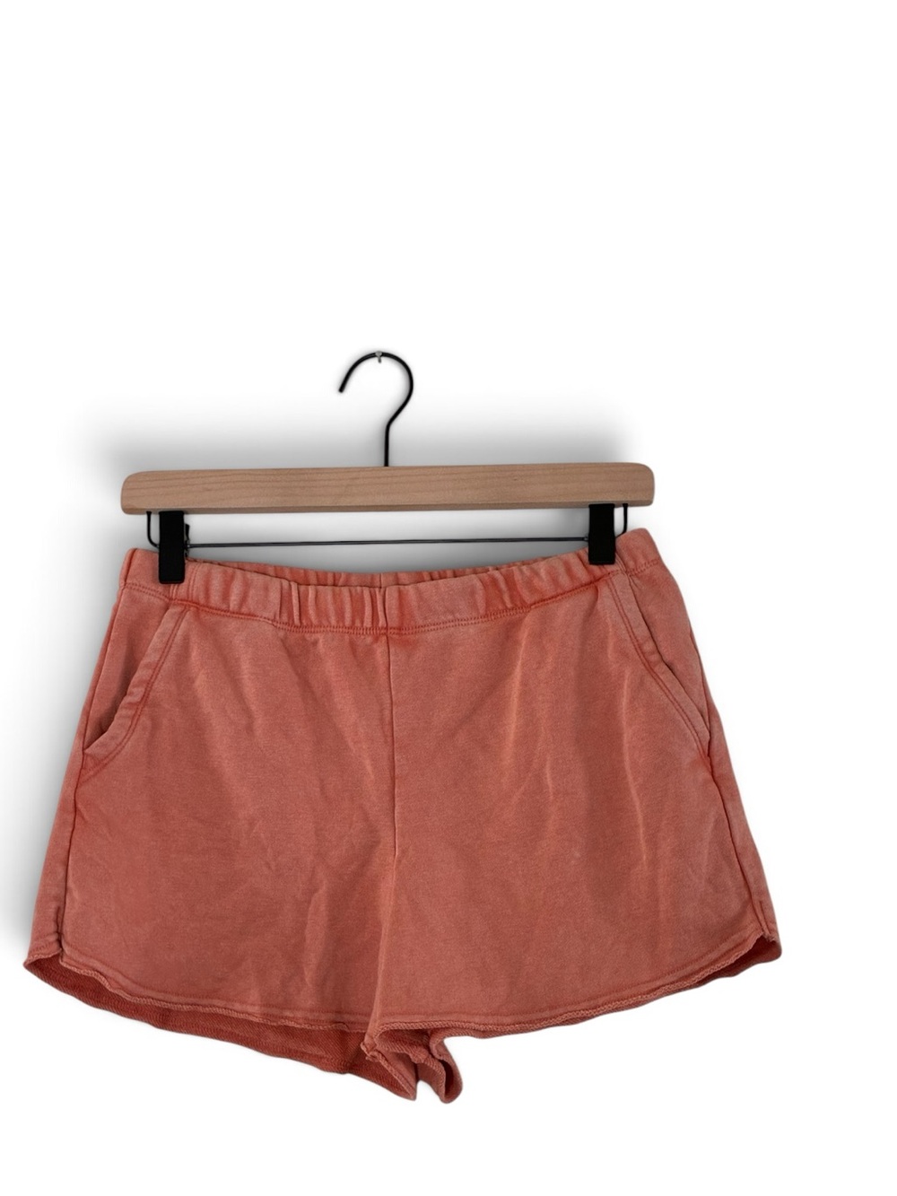 Colsie | Orange-peach cotton blend short lounge shorts with pockets size medium